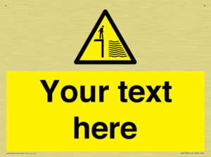 Custom Deep Water Sign